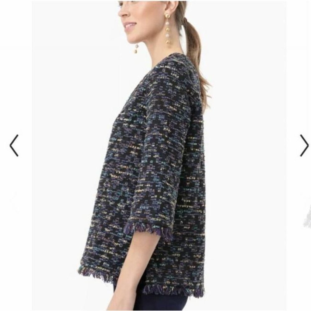 NWT - Tuckernuck Metalic Belfast Tweed Blouse - XS